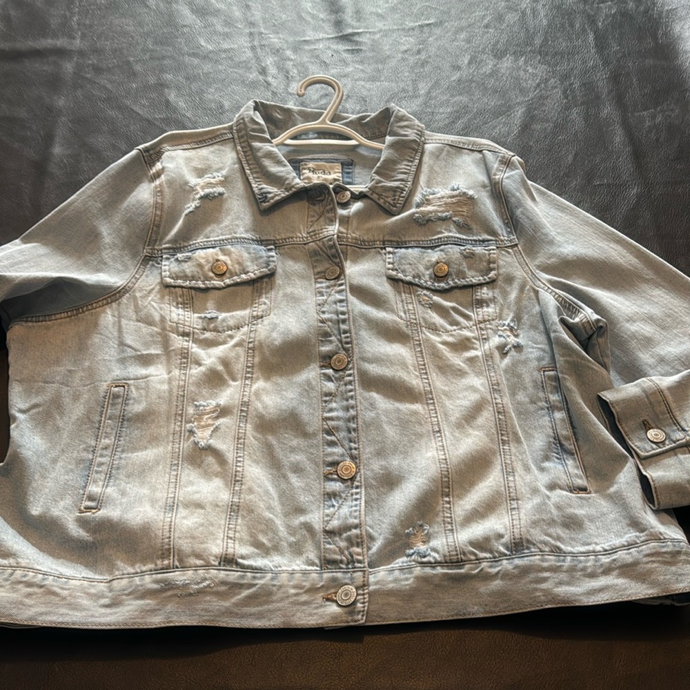 NWOT Mudd Blue Jean Size 3X Jacket